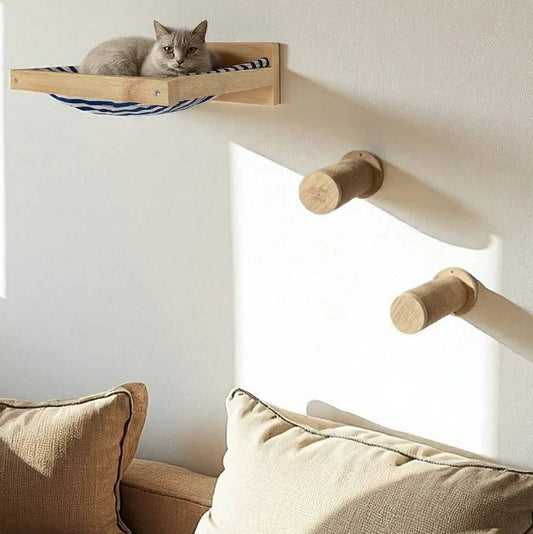 Mensola da Arrampicata per Gatti Coral – Set 2 Pezzi