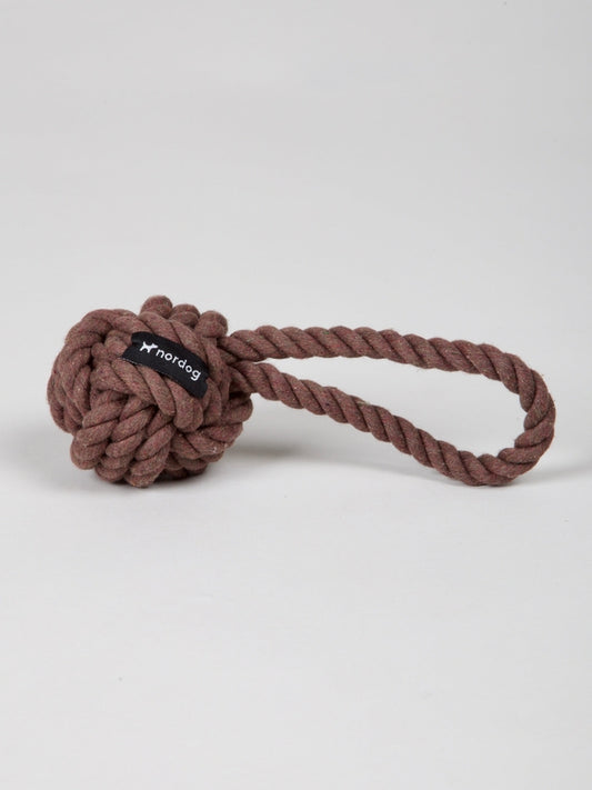 Gioco per Cane in Corda Taupe Cioccolato – Original Rope Toy Resistente e Sostenibile