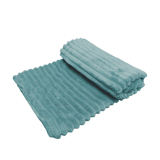 Copertina Morbida e Calda per Cani e Gatti - Verde Acqua